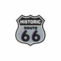 Historic Route 66 embroidered shirts by spacedust Historic Route 66 embroidered shirts