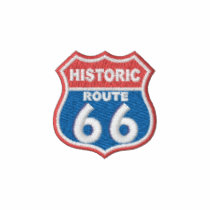 Historic Route 66 embroidered shirts by spacedust Historic Route 66 embroidered shirts