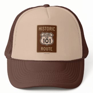 Historic Route US Highway 101 (California) hat