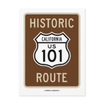 Historic Route US Highway 101 (California) Post Cards