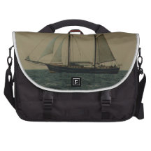Historic Schooner Laptop Messenger Bag