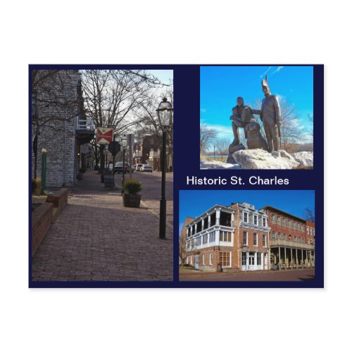 Historic St. Charles postcard