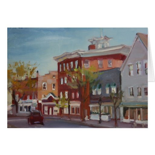 Historic Town Stationery Note Card Zazzle
