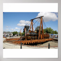 Historic Train Turntable Poster