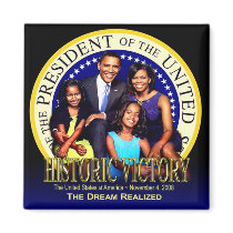 Historic Victory Magnet by thebarackspot Historic Victory Magnet