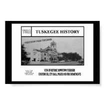 HISTORIC VIEW OF DOWNTOWN TUSKEGEE posters