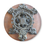 Historical Door Knocker On The Gate To Hluboka Cas magnets