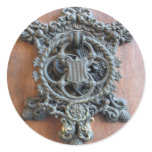 Historical Door Knocker On The Gate To Hluboka Cas stickers