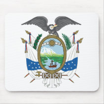 Historical Ecuador Coat of Arms (1845) mousepads