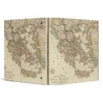 Historical Greece, Paris atlas map Binder