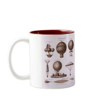Historical Hot Air Balloon Designs Coffee Mug
