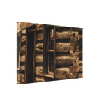 Historical Log Cabin Gallery Wrap Canvas