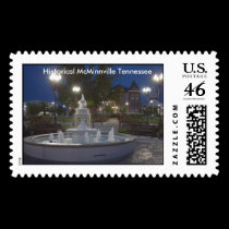 Historical McMinnville Tennessee Before Sunrise stamps