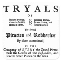 Historical Pirate Trials Stickers
