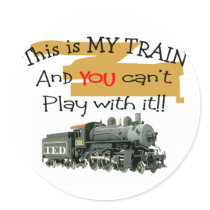 Historical Train Gifts--Hilarious sayings stickers