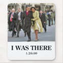 HISTORY: Barack and Michelle Obama at Inauguration mousepads