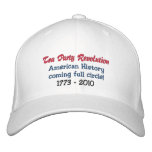 History coming full circle embroidered baseball cap