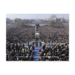 HISTORY: Crowd at Obama's Inauguration Postcard