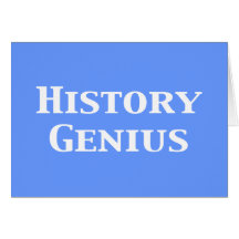 History Genius Gifts Card