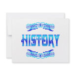 HISTORY INVITATION