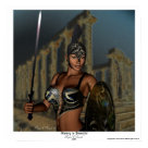 postcard - Historic Fact: Until they were banned by Emperor Septimus Severus in 200 AD from fighting as gladiators, women did become -often of their own accord - Gladiators, fighting other women and often men. These women were amazingly, volunteers, unlike some men that were forced into service. Women were also allowed to fight animals and midgets in the arena. I had to show the beauty that must have been evident during those days in the arena with this piece. - Bryan C. Smoak postcard - Historic Fact: Until they were banned by Emperor Septimus Severus in 200 AD from fighting as gladiators, women did become -often of their own accord - Gladiators, fighting other women and often men. These women were amazingly, volunteers, unlike some men that were forced into service. Women were also allowed to fight animals and midgets in the arena. I had to show the beauty that must have been evident during those days in the arena with this piece. - Bryan C. Smoak