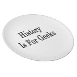 History Is For Geeks Party Plates