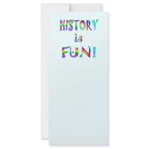 History is Fun! rack cards by SchoolAids History is Fun! rack cards
