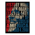 History Made Poster posters by VoteObama History Made Poster posters