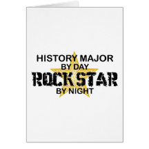 History Major Rock Star Cards