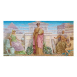 History mosaic by Frederick Dielman. Photo Greeting Card