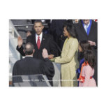 HISTORY: Obama Family at Inauguration Ceremony Post Cards