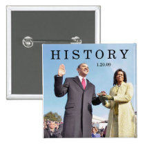HISTORY: Obama Swearing In Inauguration Ceremony buttons