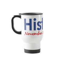 History Obama Wins 2008 Coffee Mugs
