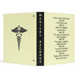 History Of Medicine Records Binder