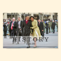 HISTORY: President and Mrs. Obama at Inauguration posters