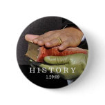 HISTORY: President Obama Hand on Lincoln Bible buttons