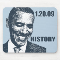 HISTORY - President Obama Inauguration mousepads