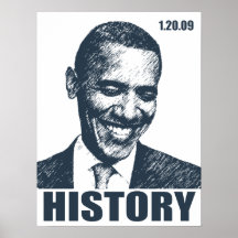 HISTORY - President Obama Inauguration Print