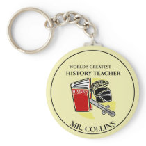 History Teacher Gifts Keychain