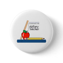 History Teacher (Notebook) buttons by LushLaundry History Teacher (Notebook) buttons