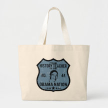 History Teacher Obama Nation Bags