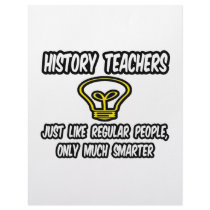 History Teachers...Regular People, Only Smarter Letterhead Design