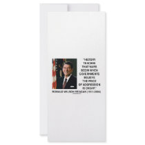 History Wars Begin Price Of Aggression Is Cheap Customized Rack Card