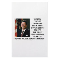 History Wars Begin Price Of Aggression Is Cheap stationery