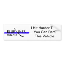 Hit Harder Bumper Sticker