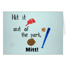 Hit it out of the park, Mitt 2012 Cards