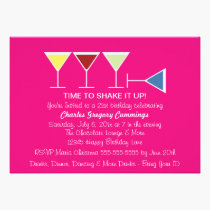Hit The Floor Birthday Invitation (Pink) invitations