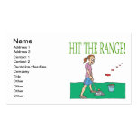 Hit The Range Business Card