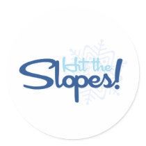 Hit the Slopes stickers