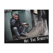 Hit The Streets Postcard by HitTheStreets Hit The Streets Postcard